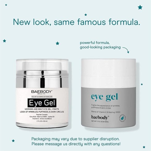Baebody Eye Gel for Anti-Aging, Dark Circles, Puffiness, Eye Gel and Wrinkles - Picture 3 of 7
